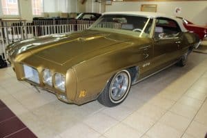 1970 Pontiac GTO Convertible Pre-Purchase Classic Car Inspection in Showroom