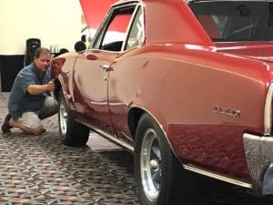 Steven Appraising a 1966 Pontiac GTO at the 2017 GTO National Convention