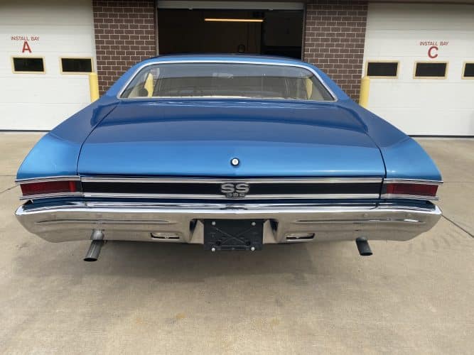 classic car, chevelle, 396, ss, blue, muscle car