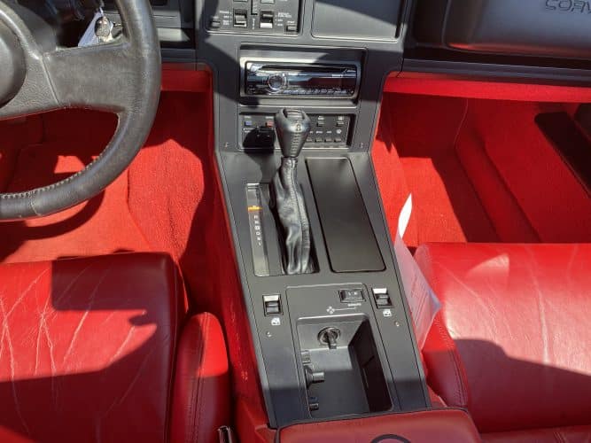 Classic Car Inspection Of A 1989 Chevrolet C4 Corvette In O’fallon, Il