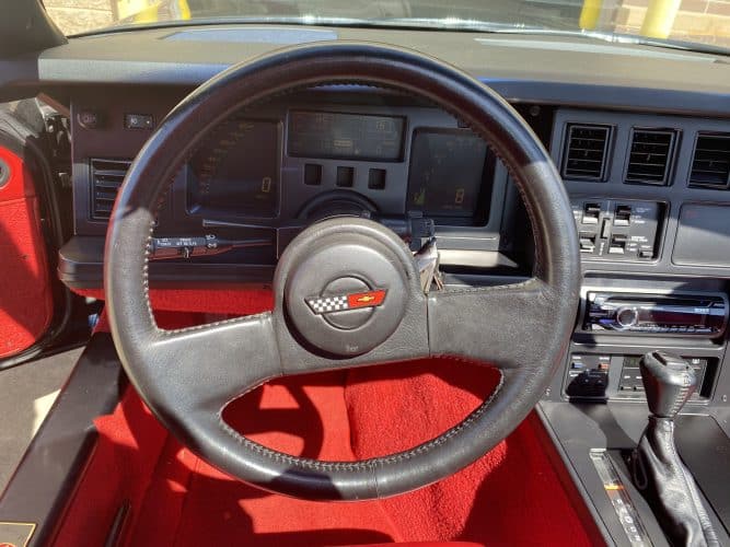 Classic Car Inspection Of A 1989 Chevrolet C4 Corvette In O’fallon, Il