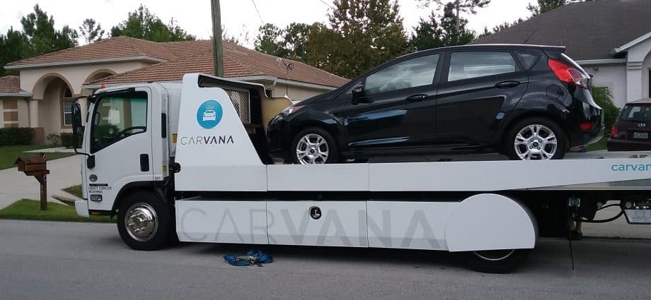 carvana truck with car on it scaled