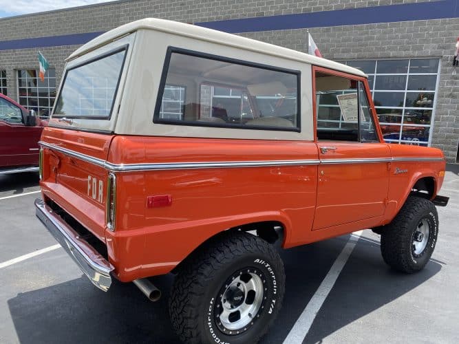 Classic Car Inspection Of A 1970 Ford Bronco At Fast Lane Classic Cars In St Charles, Mo