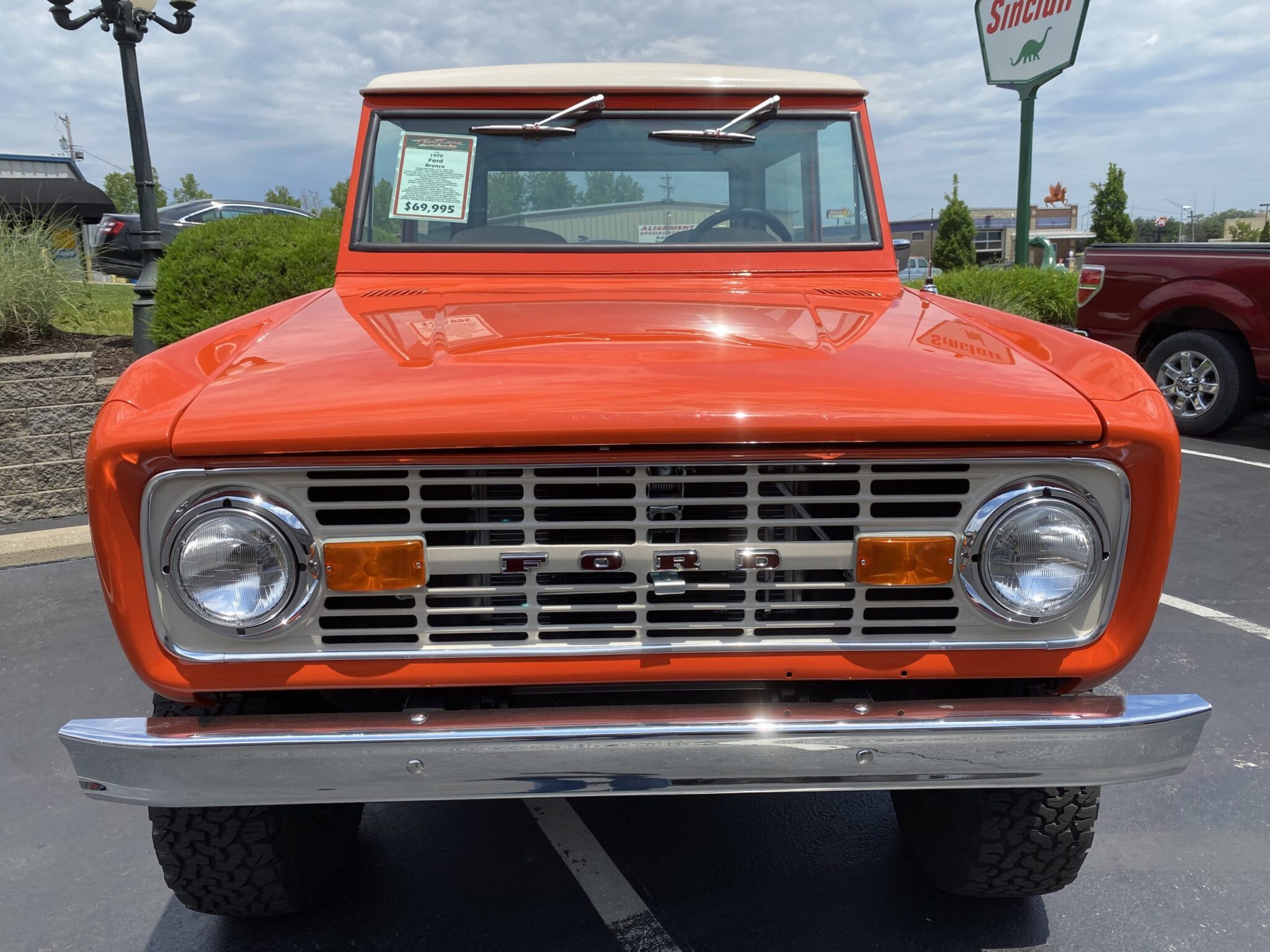 Classic Car Inspection Of A 1970 Ford Bronco At Fast Lane Classic Cars In St Charles, Mo