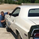 steve inspecting challenger