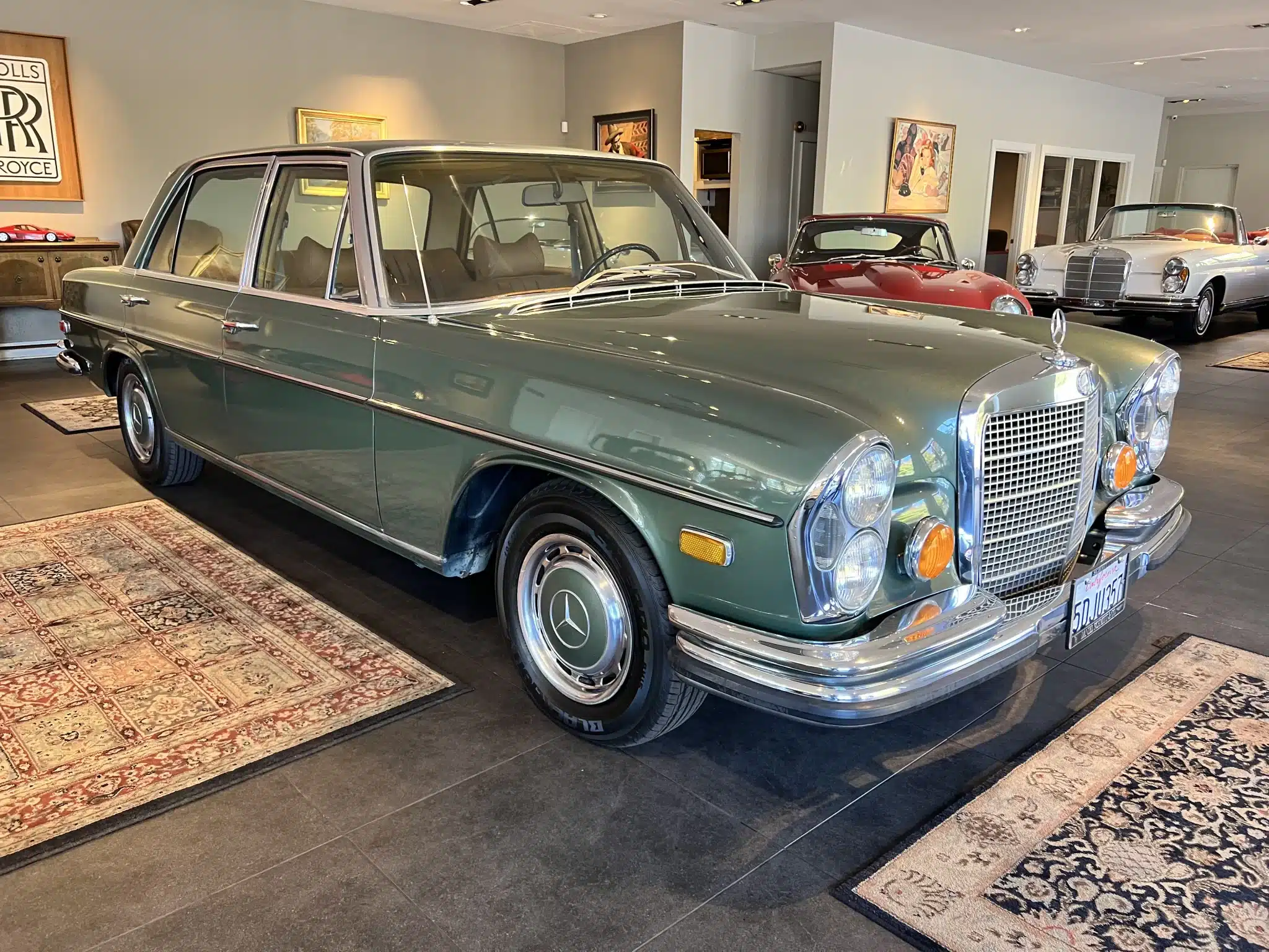 Steve Performing a Collector Car Pre-Purchase Inspection - 1973 Mercedes-Benz 300 SEL - Exterior