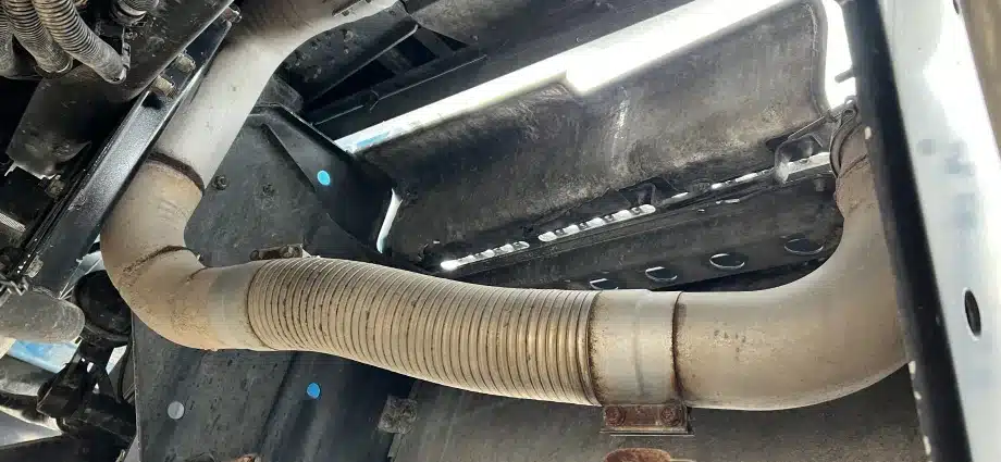 Deleted Emissions on a Semi Truck