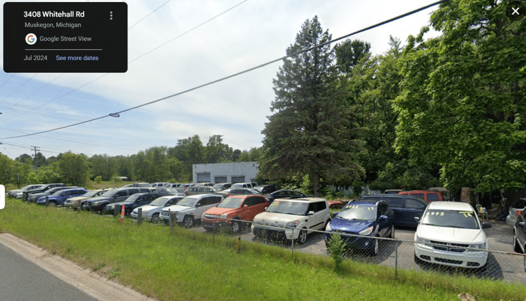 Used Car Dealership Lot Being Passed off as Classic Car Dealer Online